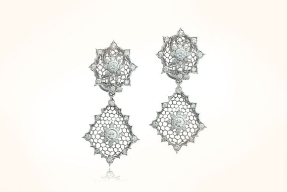 Vintage Buccellati Diamond Earrings