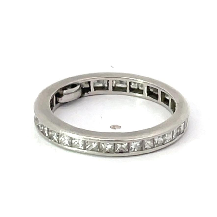 3.00ct Princess Cut Diamond Eternity Band Ring, Platinum