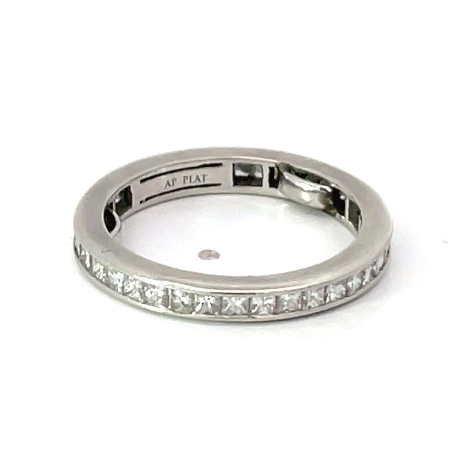 3.00ct Princess Cut Diamond Eternity Band Ring, Platinum