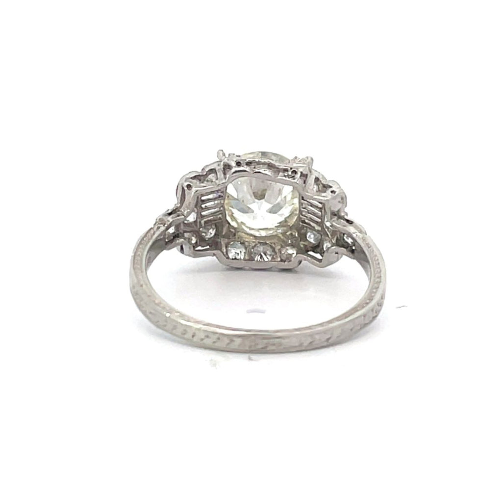 Middletown Ring. Antique Edwardian Diamond Engagement Ring, Circa 1910