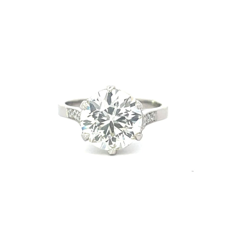 Munich Ring. Antique Art Deco Diamond Engagement Ring, Circa 1925