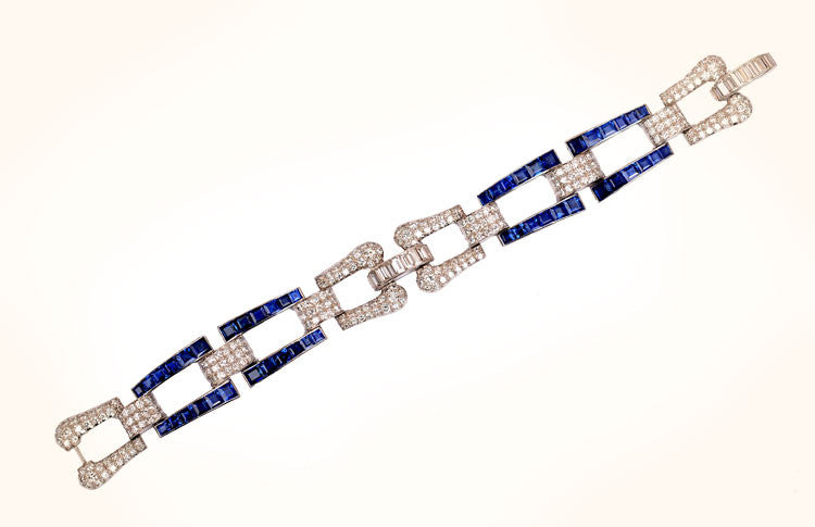 Art Deco Sapphire Bracelet