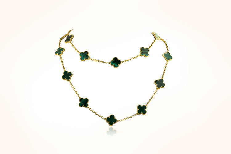 Van Cleef & Arpels Malachite Necklace