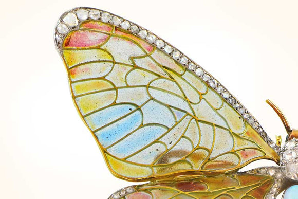 Art Nouveau Butterfly Brooch