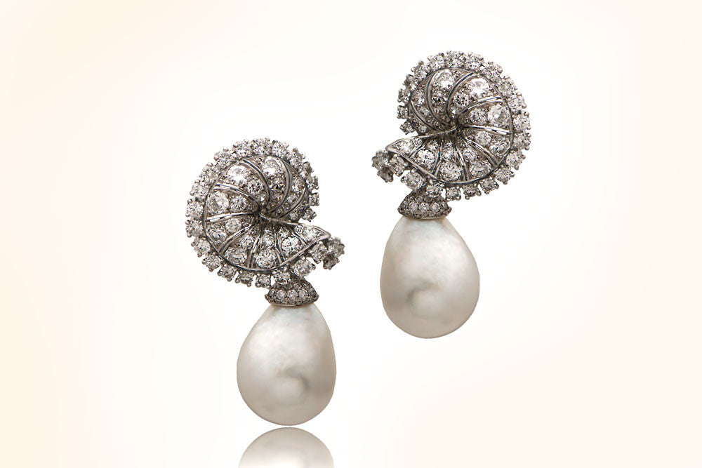Chaumet Natural Pearl Earrings