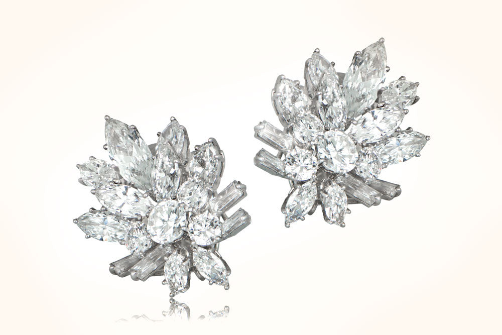 Important Van Cleef & Arpels Diamond Earrings