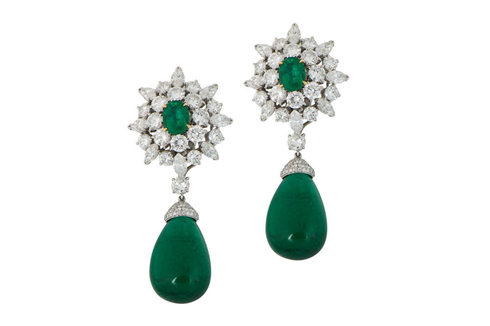 VCA Emerald Drop Earrings.